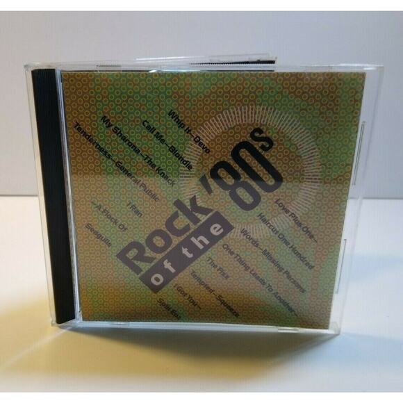 Rock Of The 80's CD New Wave Hits Devo Whip It Blondie A Flock Of Seagulls I Ran - Picture 2 of 3